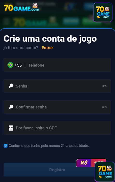 70game.com explore avançado jogo